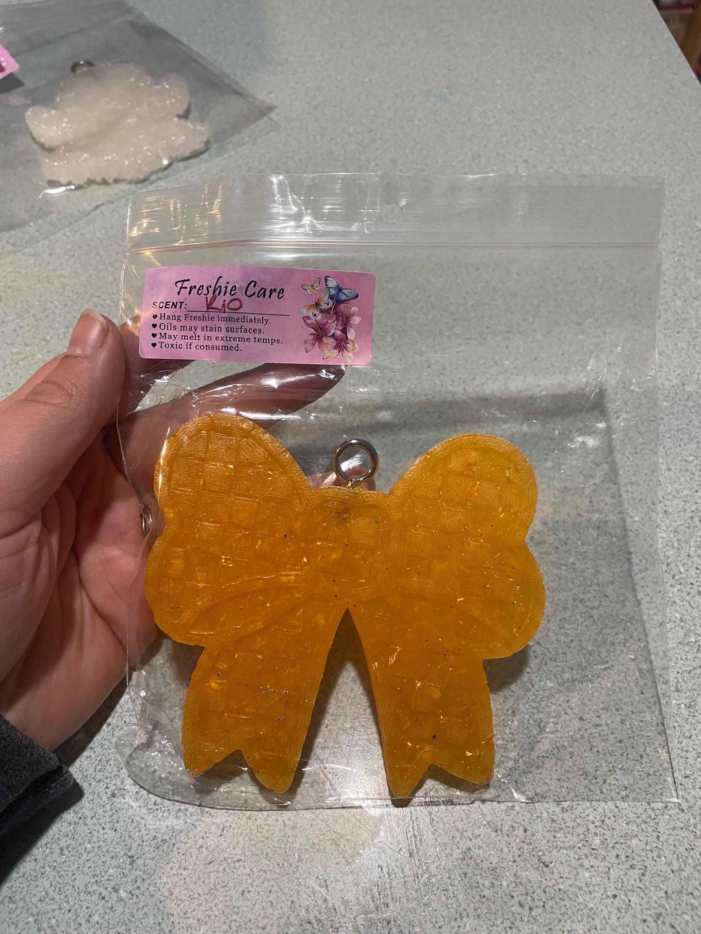 Bow Car Freshie-Rio Scented