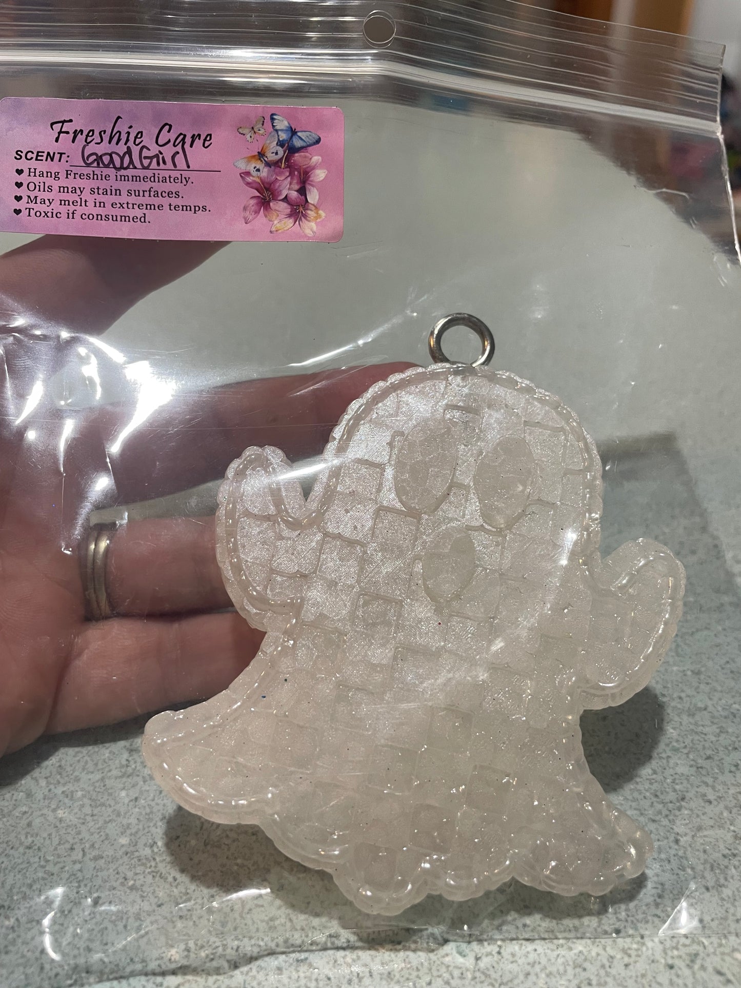 Ghost Car Freshie-Good Girl Scent